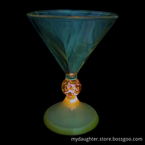 Flashing Martini Glass, LED Glass Cup, Light up Glass, LED Cup, Flashing Mug